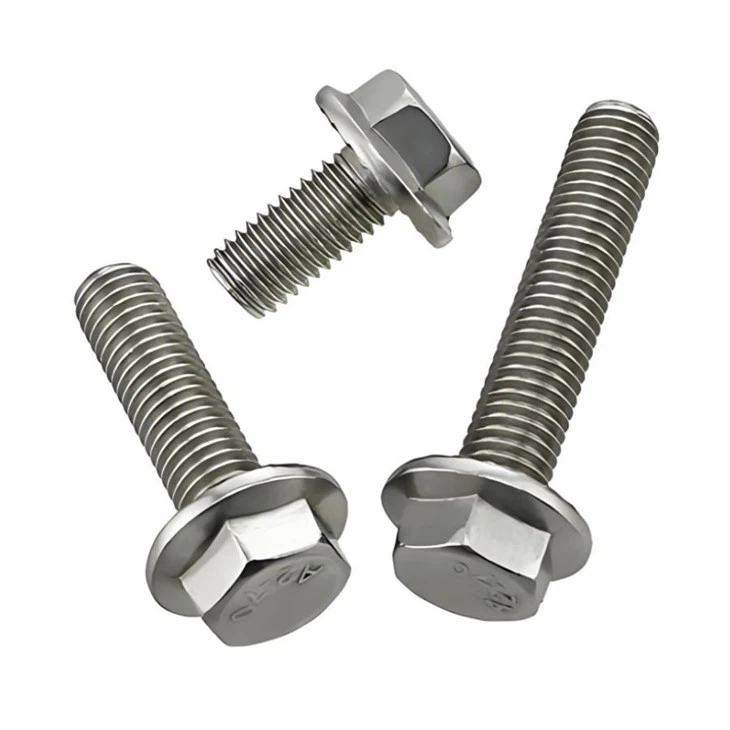 Ti6Al4V Titanium Alloy Hexagon Flange Bolts